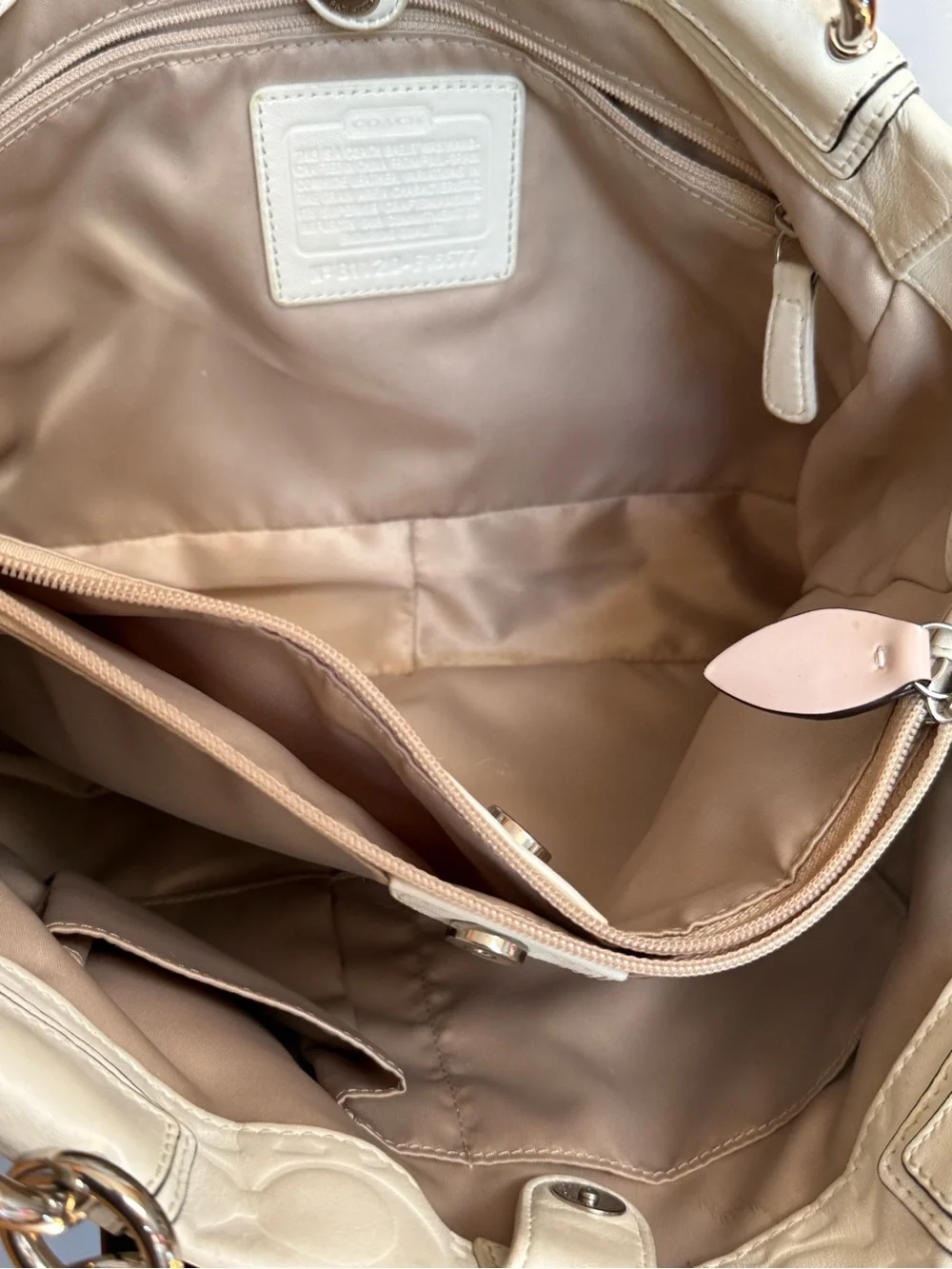 Vintage Coach Penelope Carryall Satchel Handbag